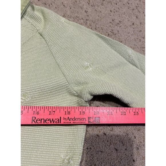 Le Jacquard Francais XS/S? BATHROBE Cotton Waffle Knit SPRING GREEN FRANCE V24 - Picture 10 of 16